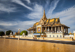 The Royal Palace, in Phnom Penh, Cambodia