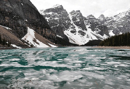 Moraine Lake In Spring, Rocky Mountains